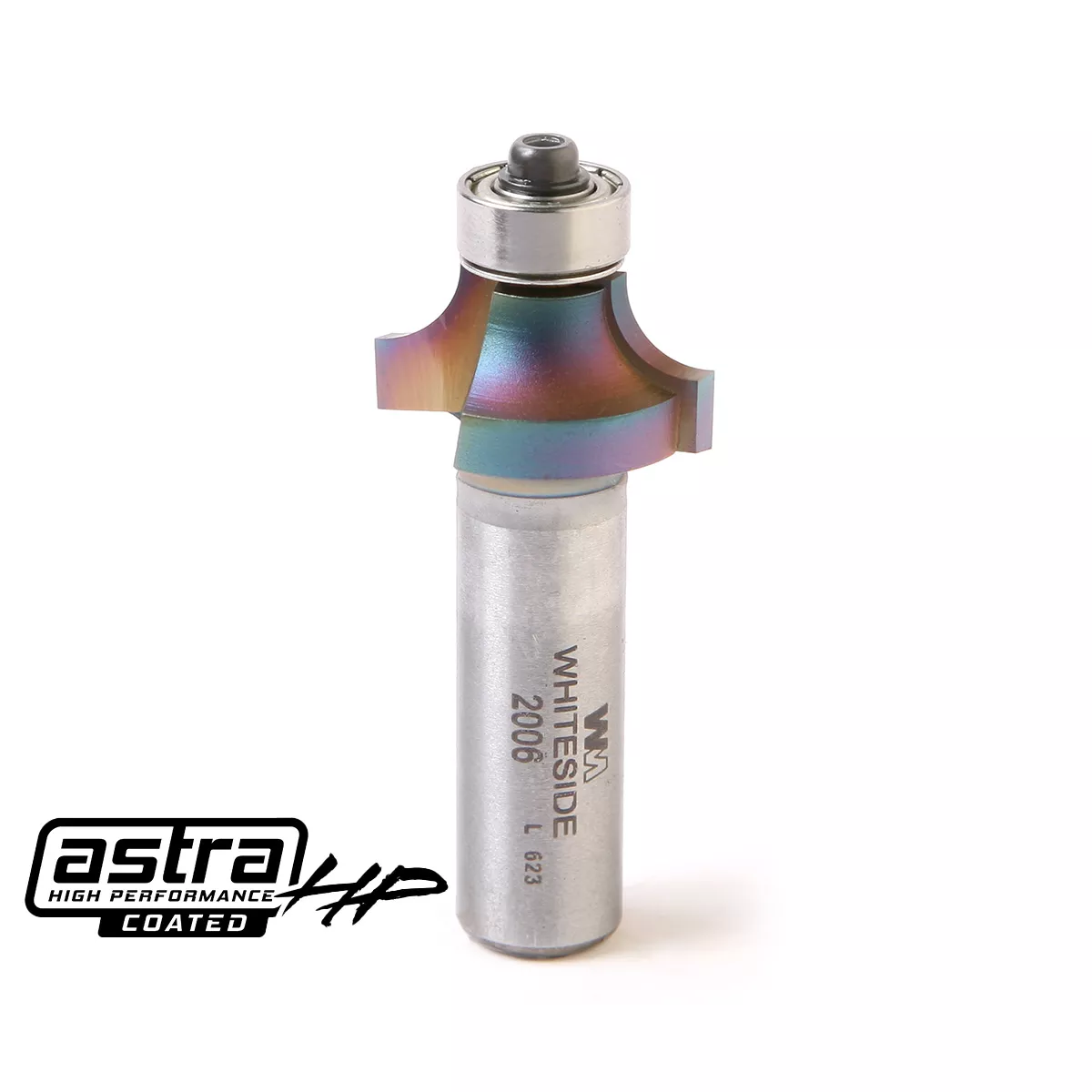 1/4″ Roundover Router Bit x 1/2″ Shank – Whiteside 2006 (AstraHP Coated)
