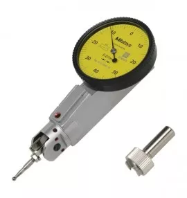 Mitutoyo 513-304-10T Universal Dial Test Indicator, 0.8 mm, full set